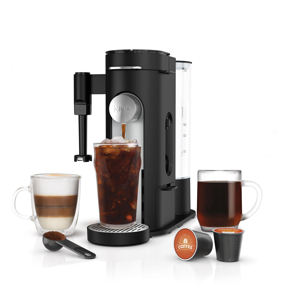 Ninja® Single-Serve Pods & Grounds Specialty Coffee Maker Black