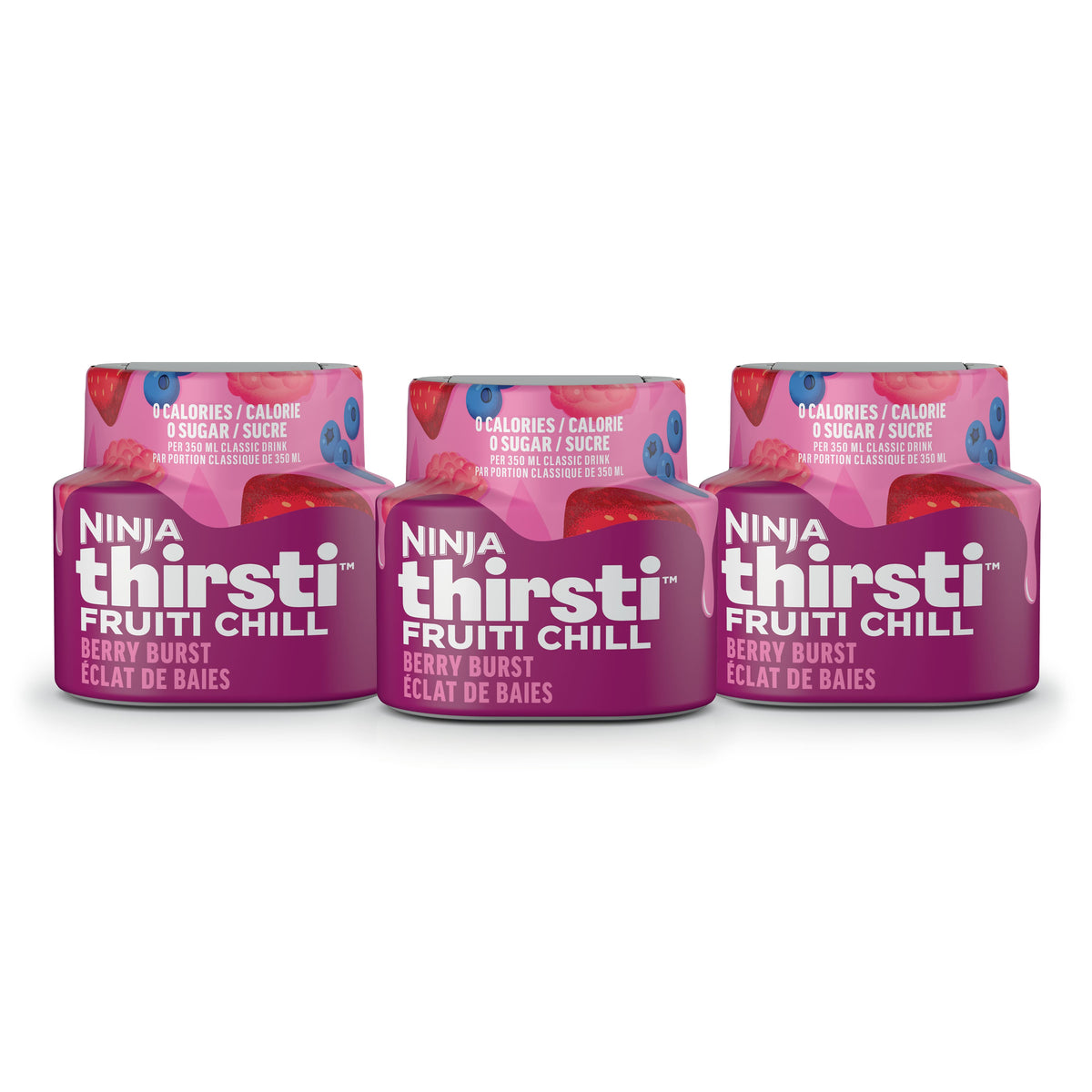 Ninja Thirsti™ VITAMINS Berry Punch Flavoured Water Drops (Sweetened), 3 pack, WCFBPAMC