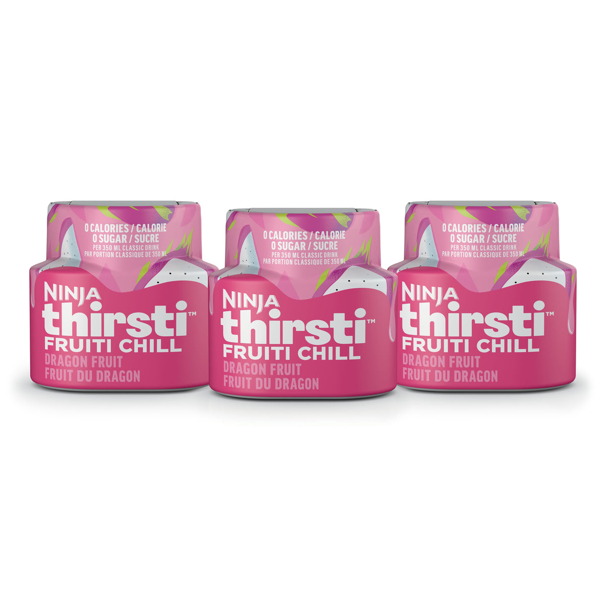 Ninja Thirsti™ VITAMINS Dragon Fruit Flavoured Water Drops (Sweetened),3 pack, WCFDGFAMC