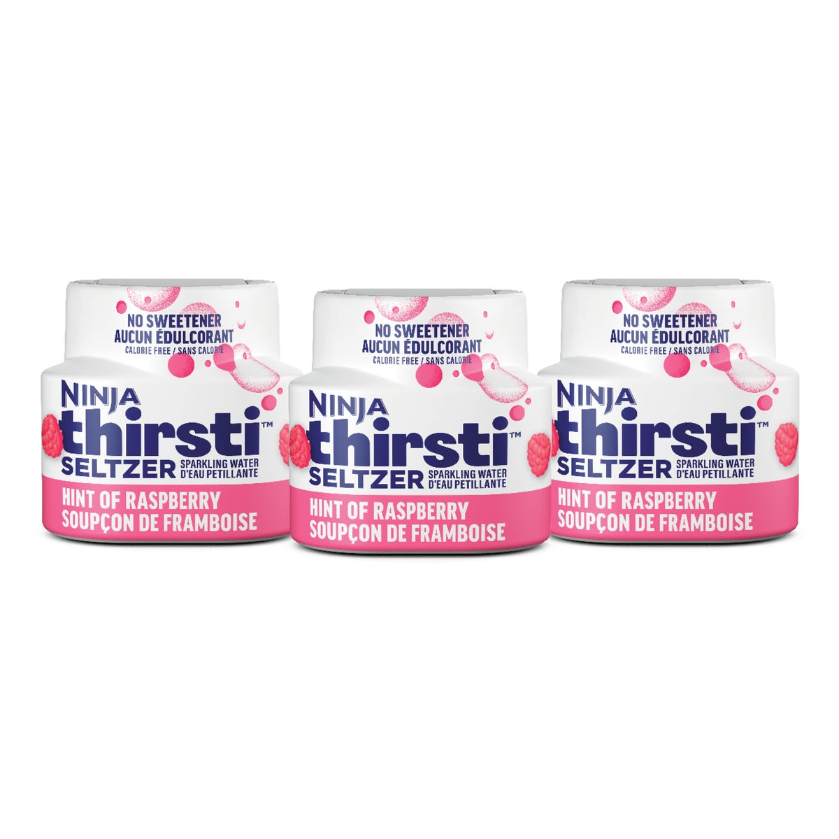 Ninja Thirsti SPLASH Ripe Raspberry Flavoured Water Drops (Unsweetened),3pack, WCFRSPAMC