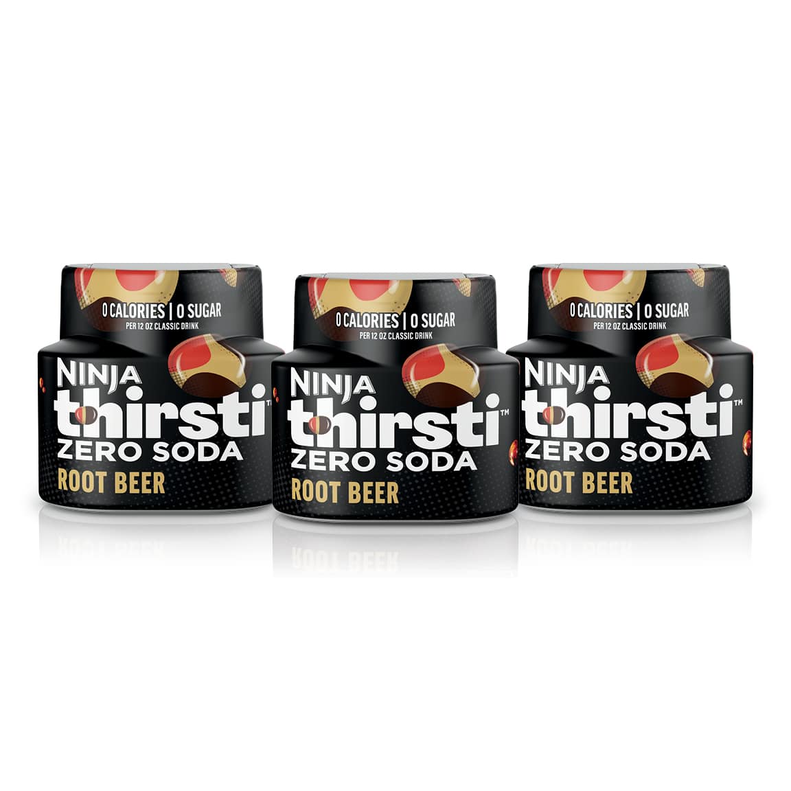Ninja Thirsti™ ZERO SODA Root Beer Flavored Water Drops, 3 Pack